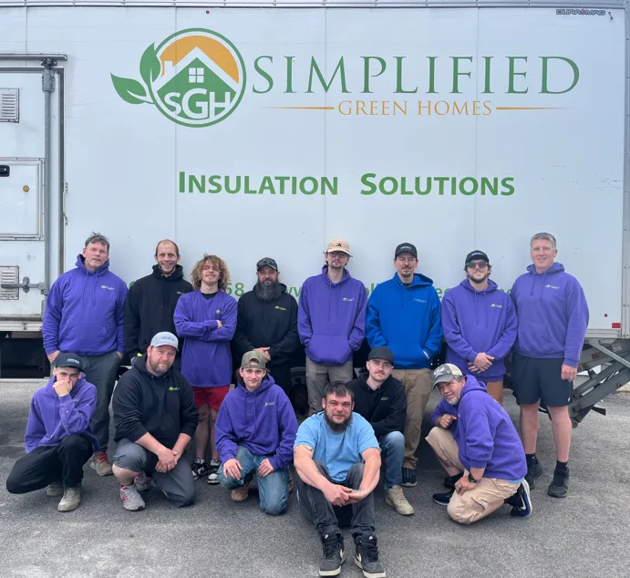 Simplified Green Homes crew, Lebanon, Maine